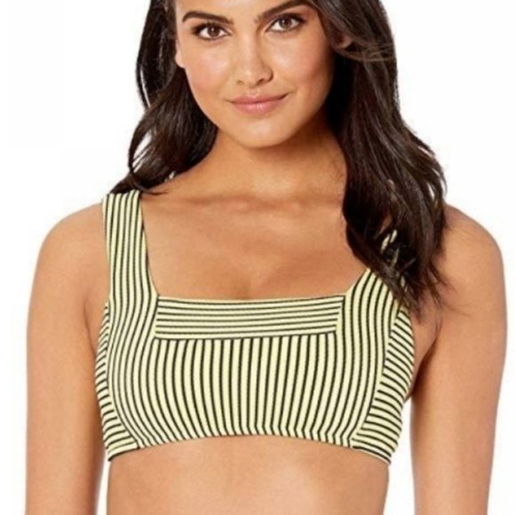 NWT Seafolly Go Overboard Tank Bra in Limelight - Picture 1 of 10